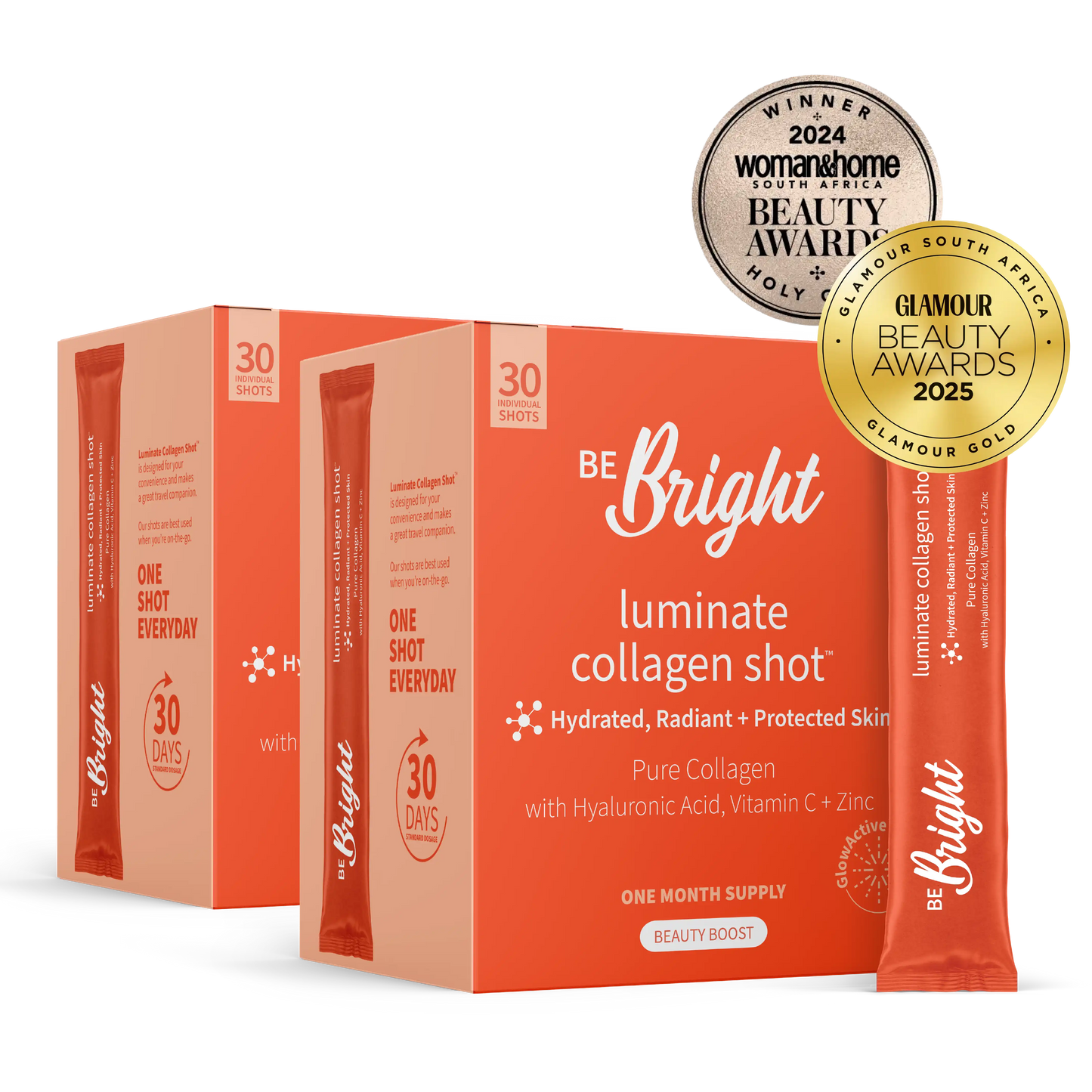 BeBright Luminate Collagen Shot Packs
