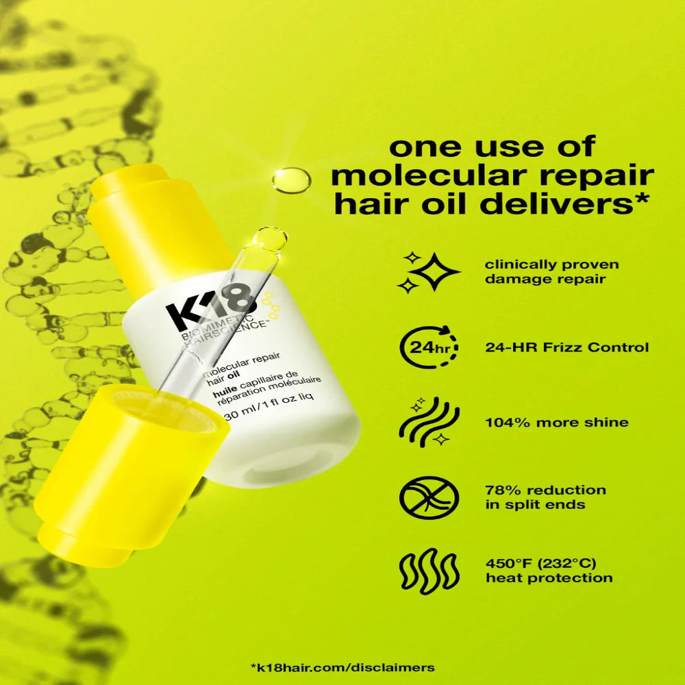 K18 Molecular Repair Hair Oil (30ml)