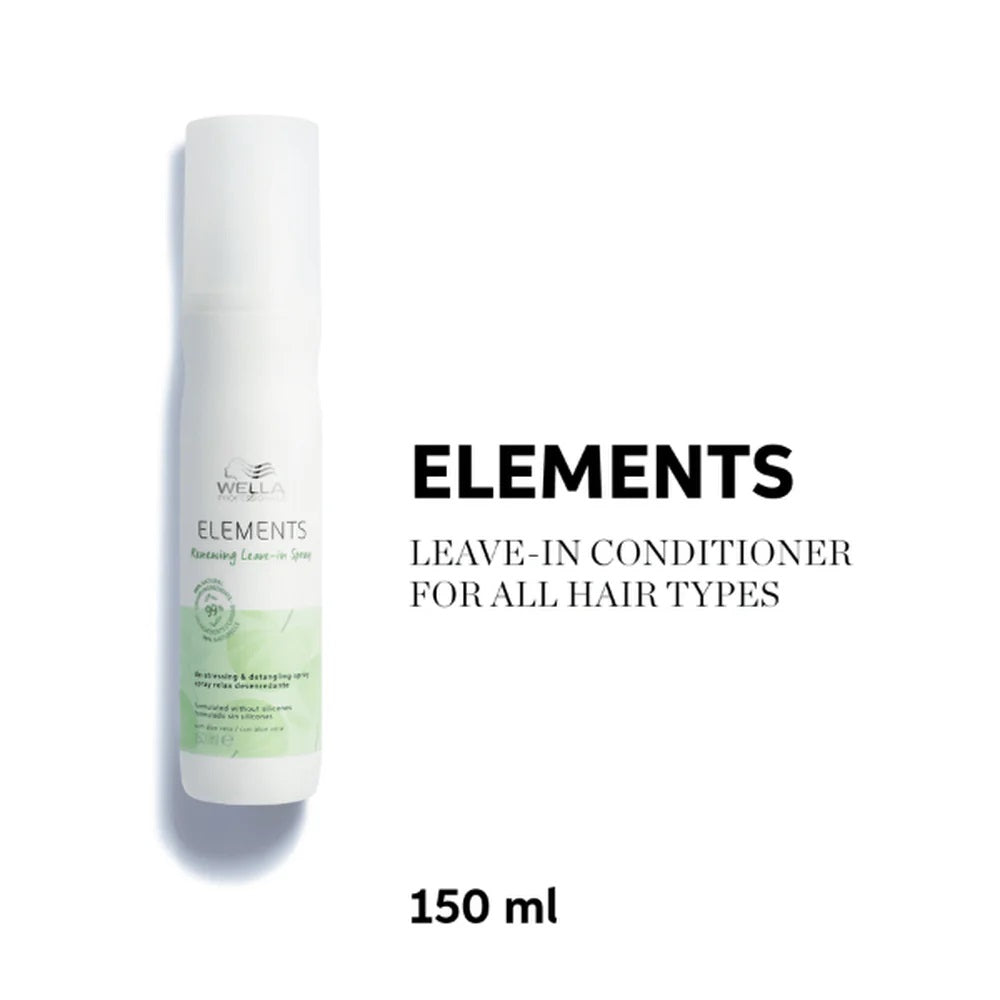Elevate Your Haircare with Wella Elements Renewing Leave-In Conditioning Spray (150ml)