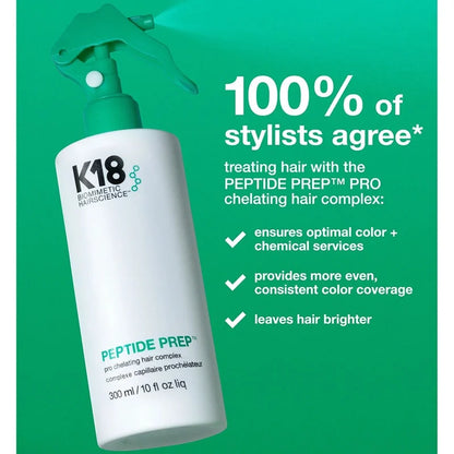 K18 BIO PEPTIDE PREP PRO CHELATOR COMPLEX SPRAY 300ML