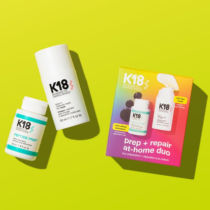 K18 Prep + Repair At-Home Duo Set