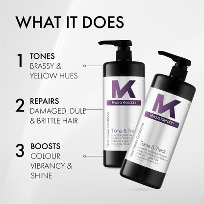 Mycro Keratin Tone & Treat Silver Conditioner (1000ml)