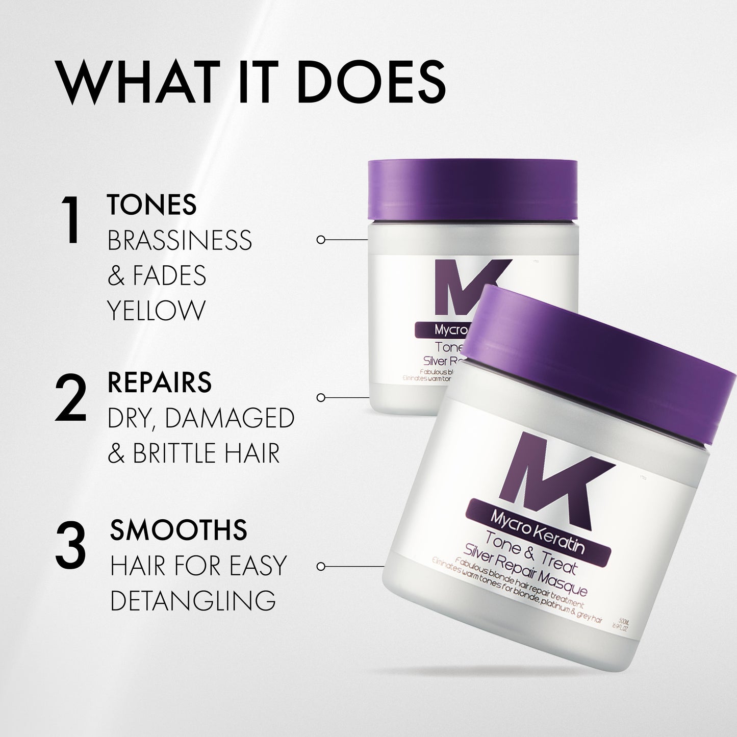 Mycro Keratin Tone & Treat Silver Masque (500ml)