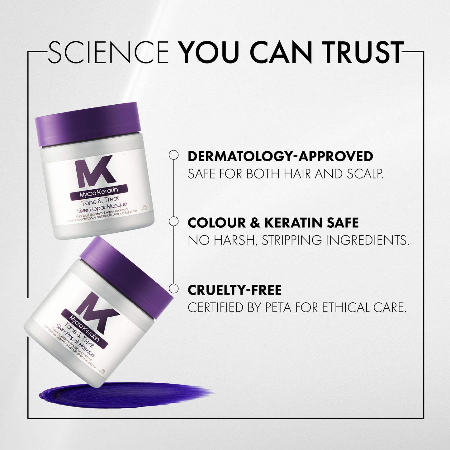 Mycro Keratin Tone & Treat Silver Masque (500ml)