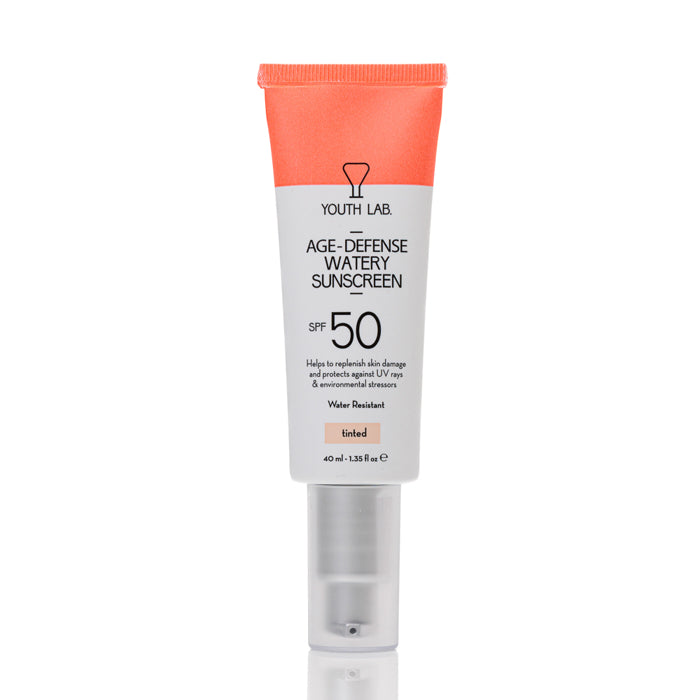 Youth Lab Age Defence Watery Sunscreen SPF50 Tinted