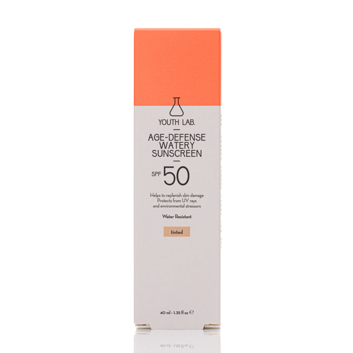 Youth Lab Age Defence Watery Sunscreen SPF50 Tinted