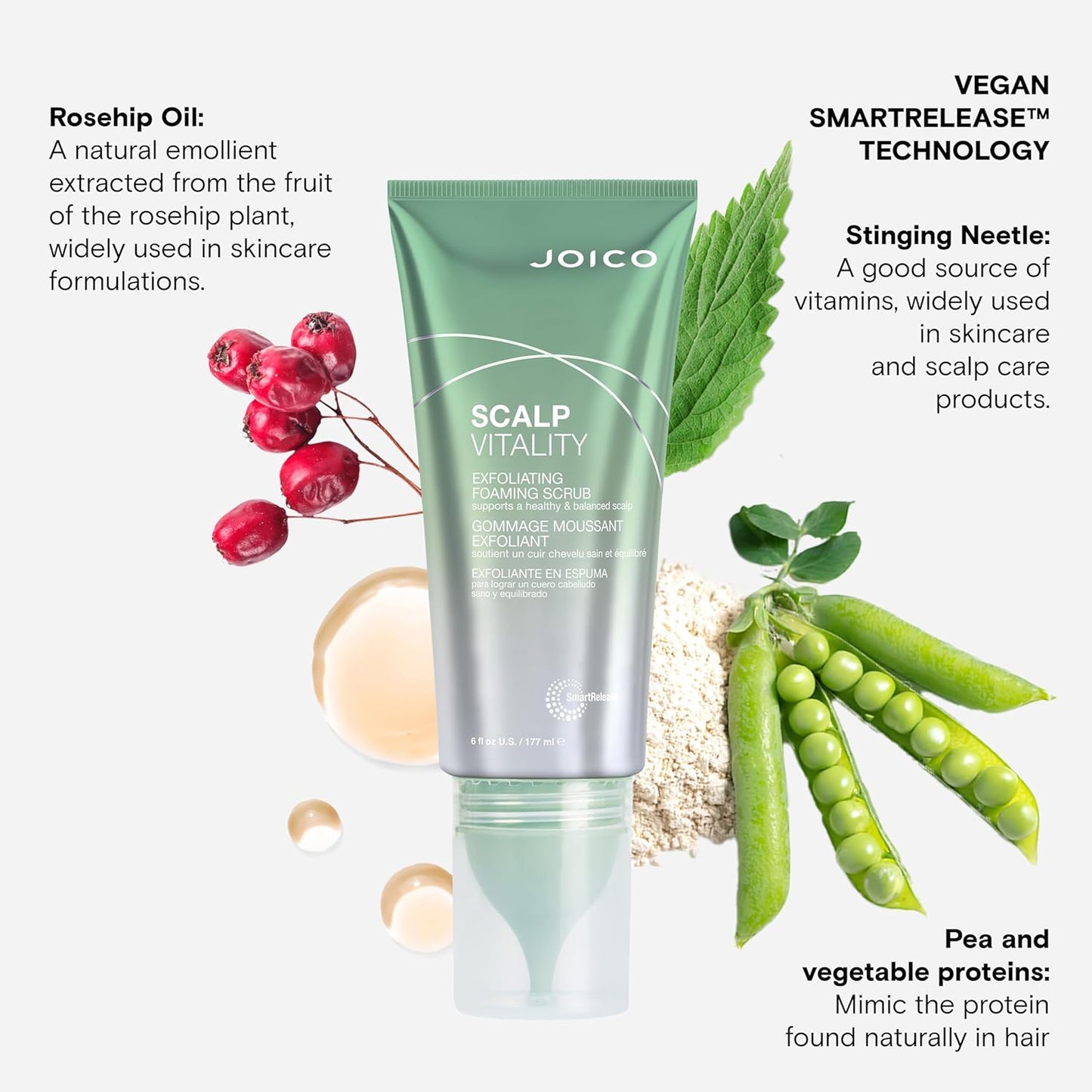 Joico Scalp Vitality Exfoliating Foaming Scrub 177ml
