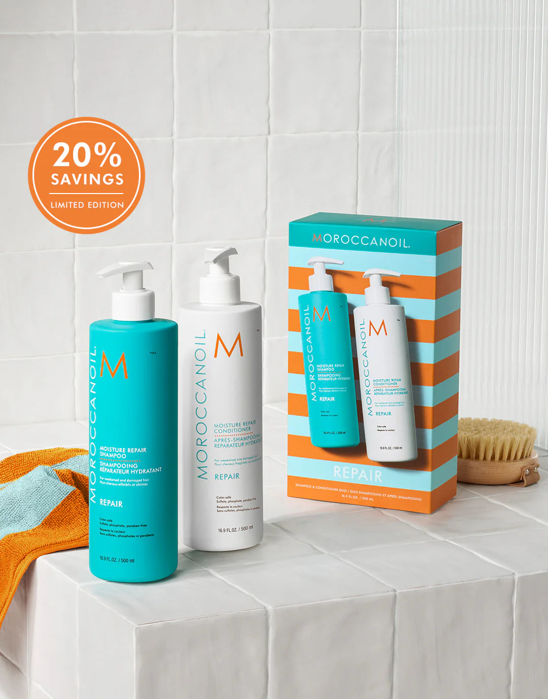 Moroccanoil Moisture Repair Bundle 500ml
