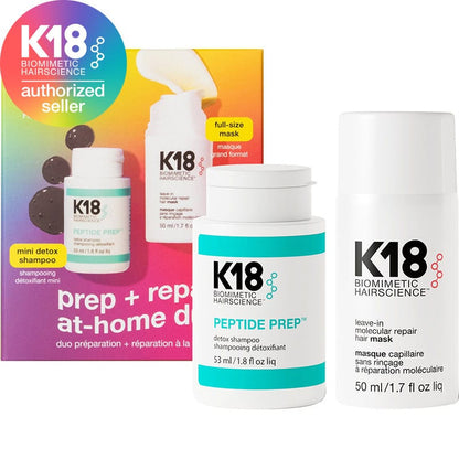 K18 Prep + Repair At-Home Duo Set