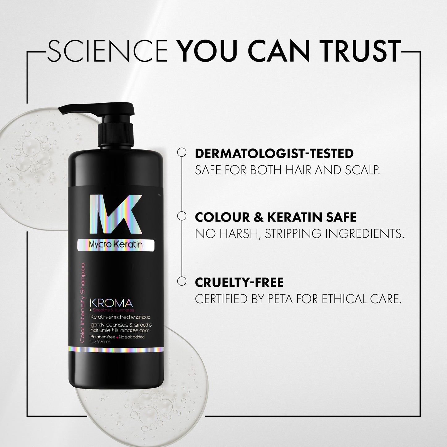 Mycro Keratin Kroma Color Shampoo (1000ml)