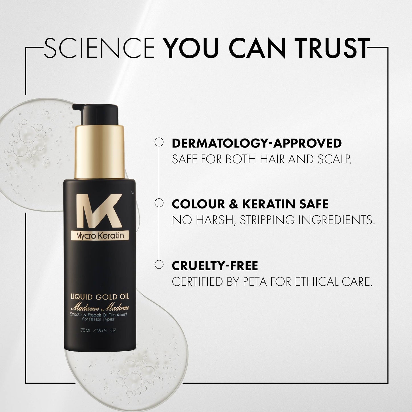 Mycro Keratin Madame Madame Liquid Gold (100ml)