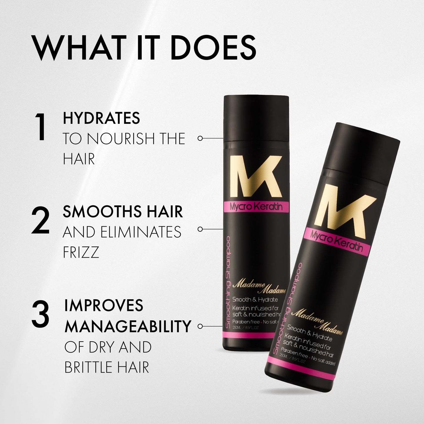 Mycro Keratin Madame Madame Shampoo (250ml)