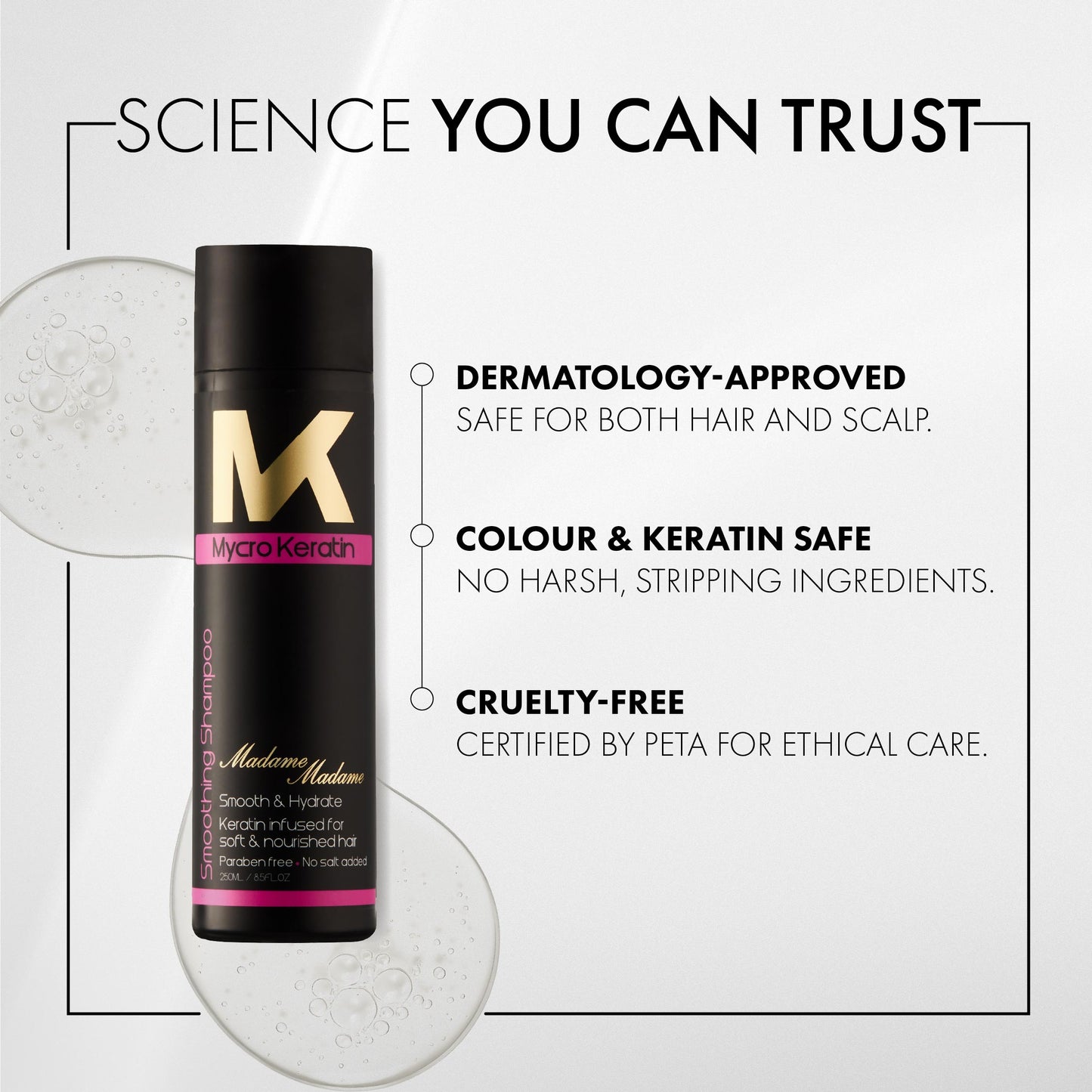 Mycro Keratin Madame Madame Shampoo (250ml)