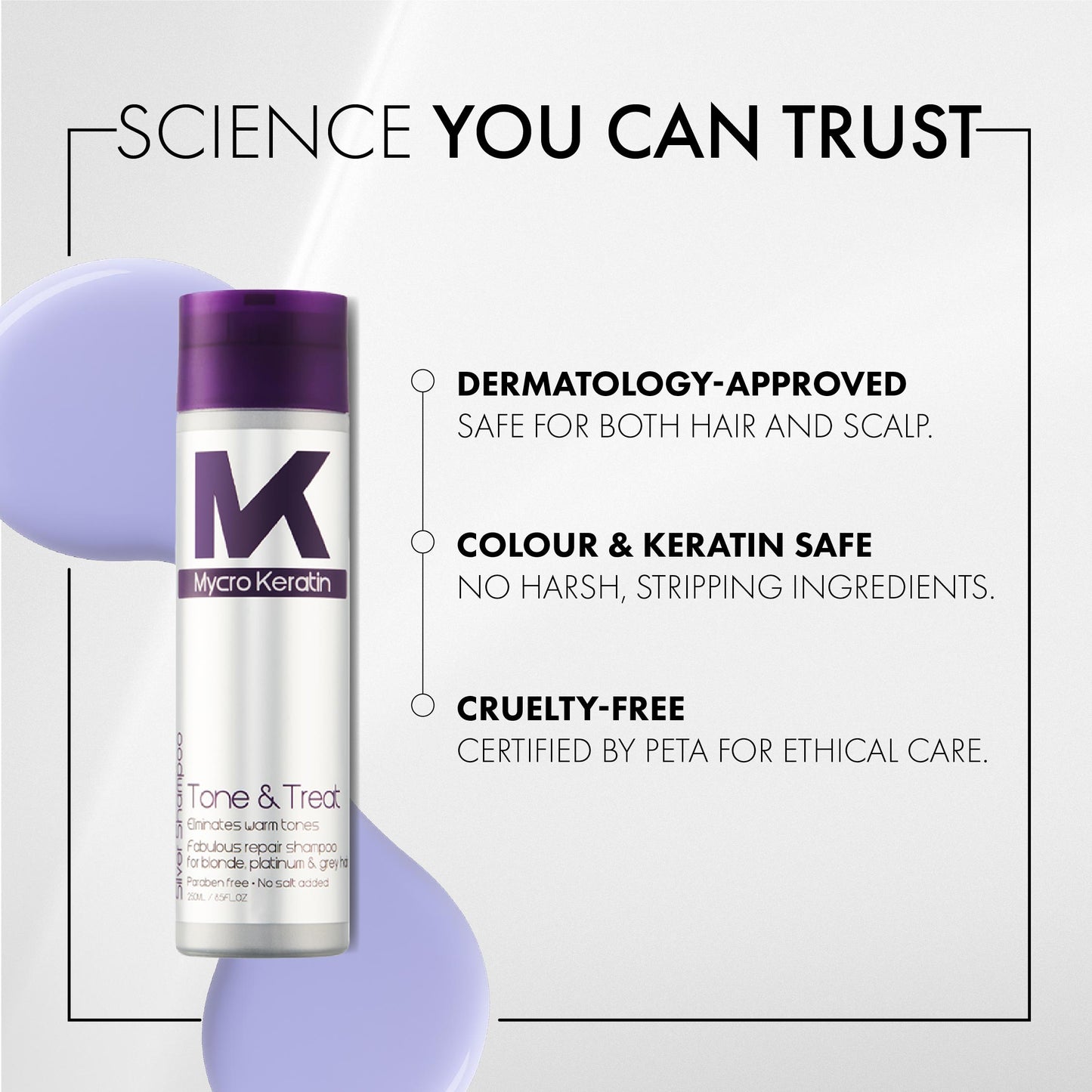 Mycro Keratin Tone & Treat Silver Conditioner (250ml)