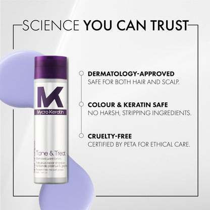 Mycro Keratin Tone & Treat Silver Conditioner (250ml)
