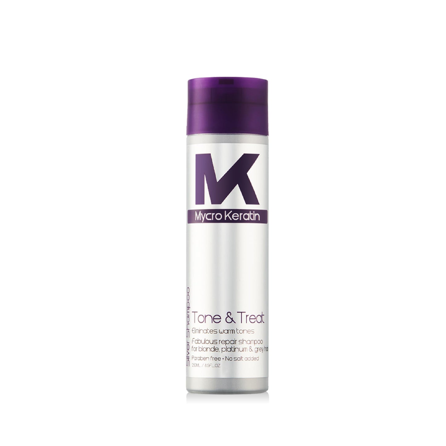 Mycro Keratin Tone & Treat Silver Shampoo (250ml)