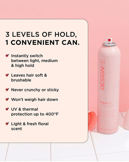 DESIGNME Hold.Me Three Ways Hairspray