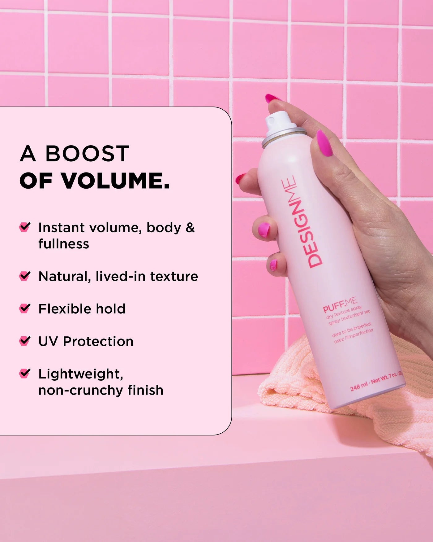 DESIGNME Puff.Me Dry Texture Spray