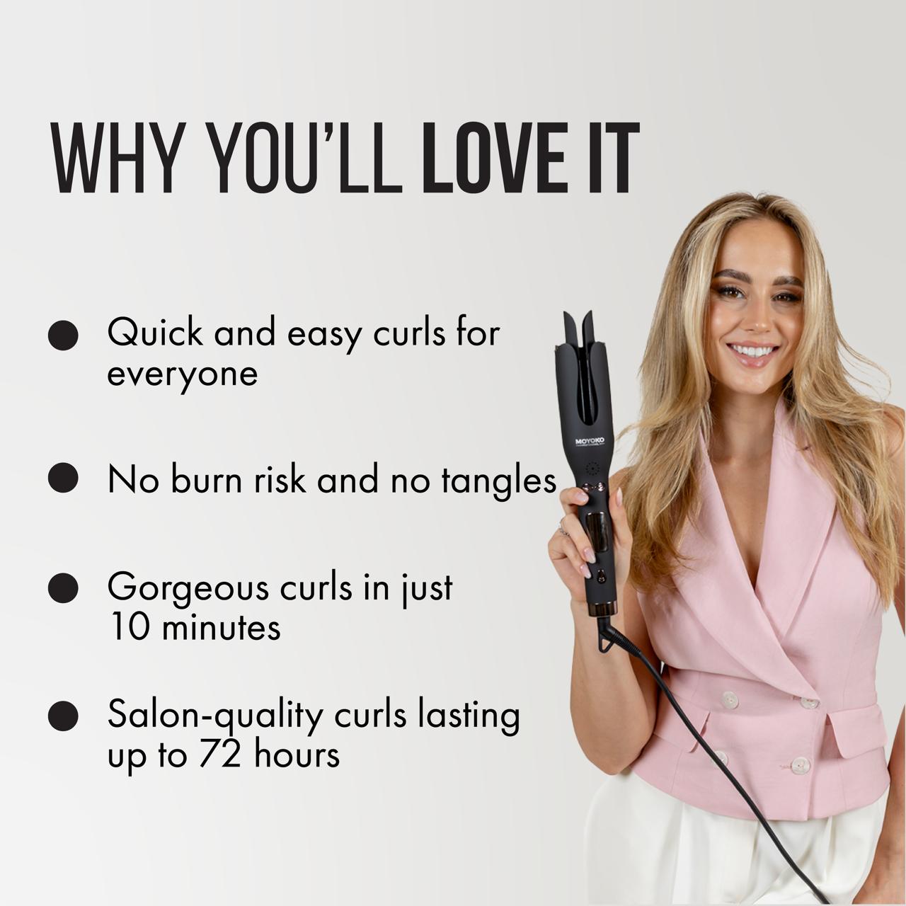 Auto Rose Curler 25mm PINK