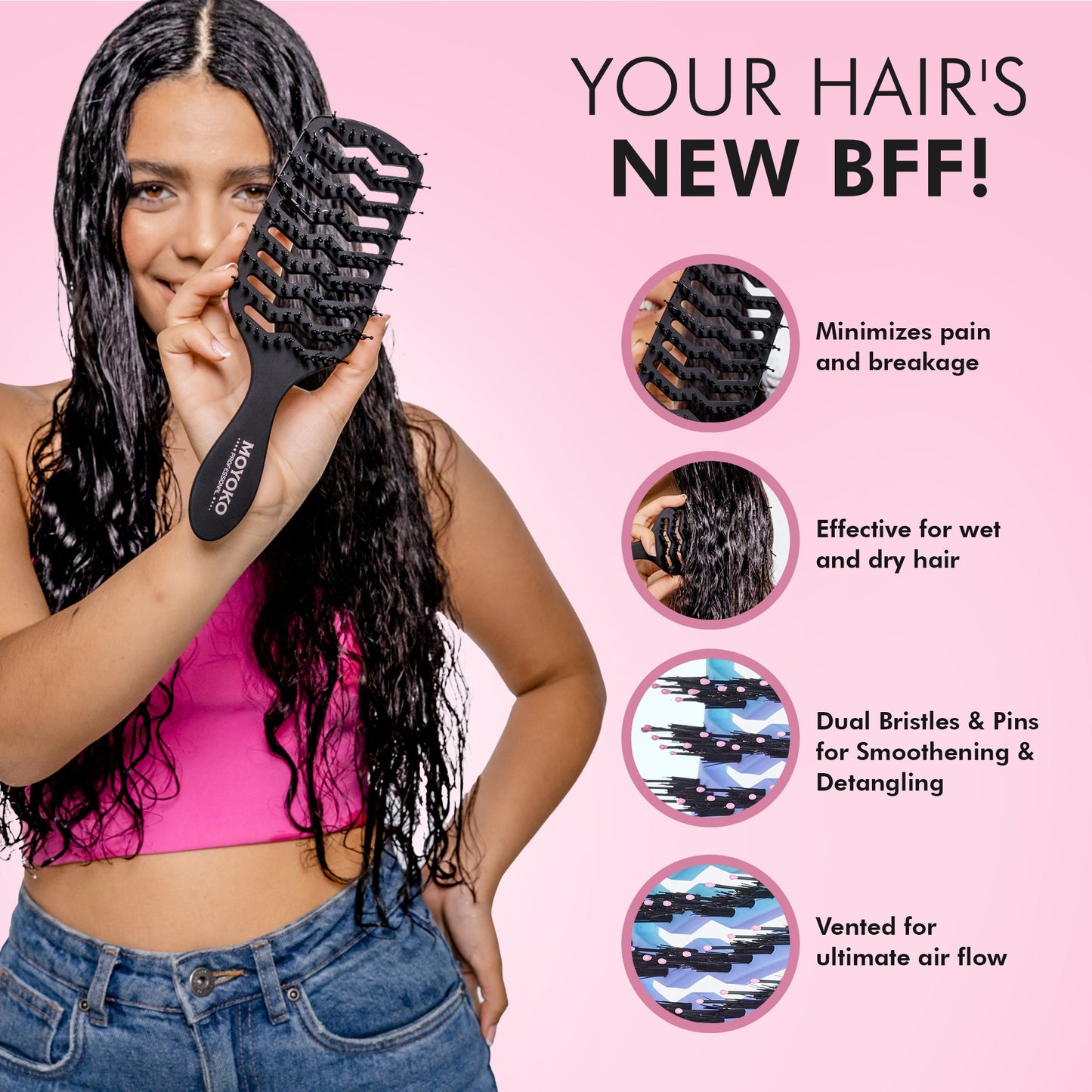 MOYOKO OG Detangle Brush