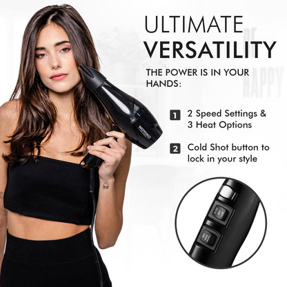 Moyoko Pro E8 Hairdryer- Pink