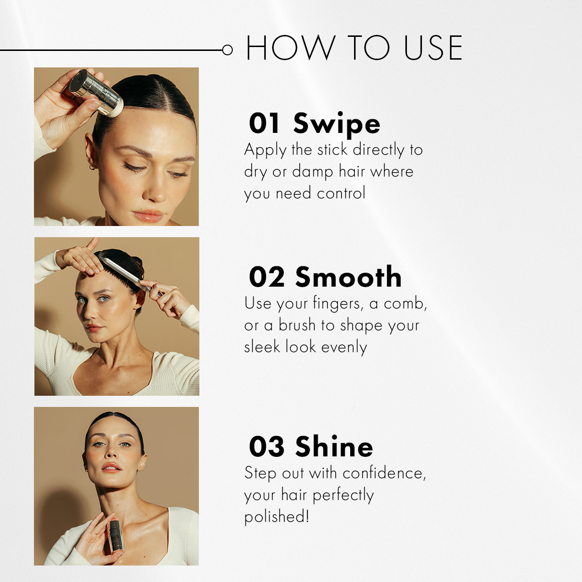 Moyoko Sleek Back- Hair Wax stick