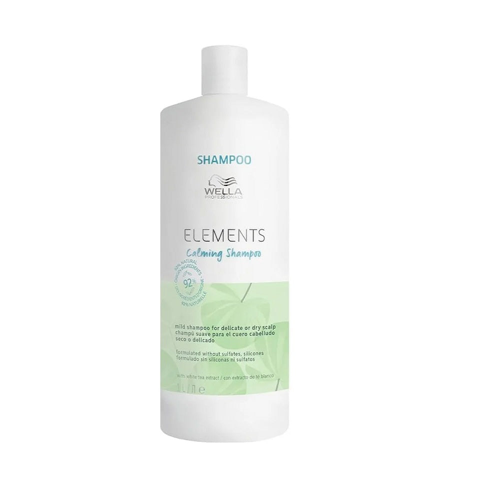 Transform Your Scalp Care with Wella Elements Calming Shampoo - 1000ml