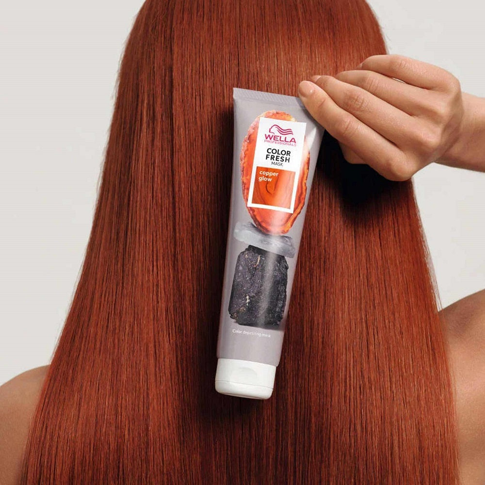 Revitalize Your Hair with Wella Color Fresh Copper Glow Mask (150ml)