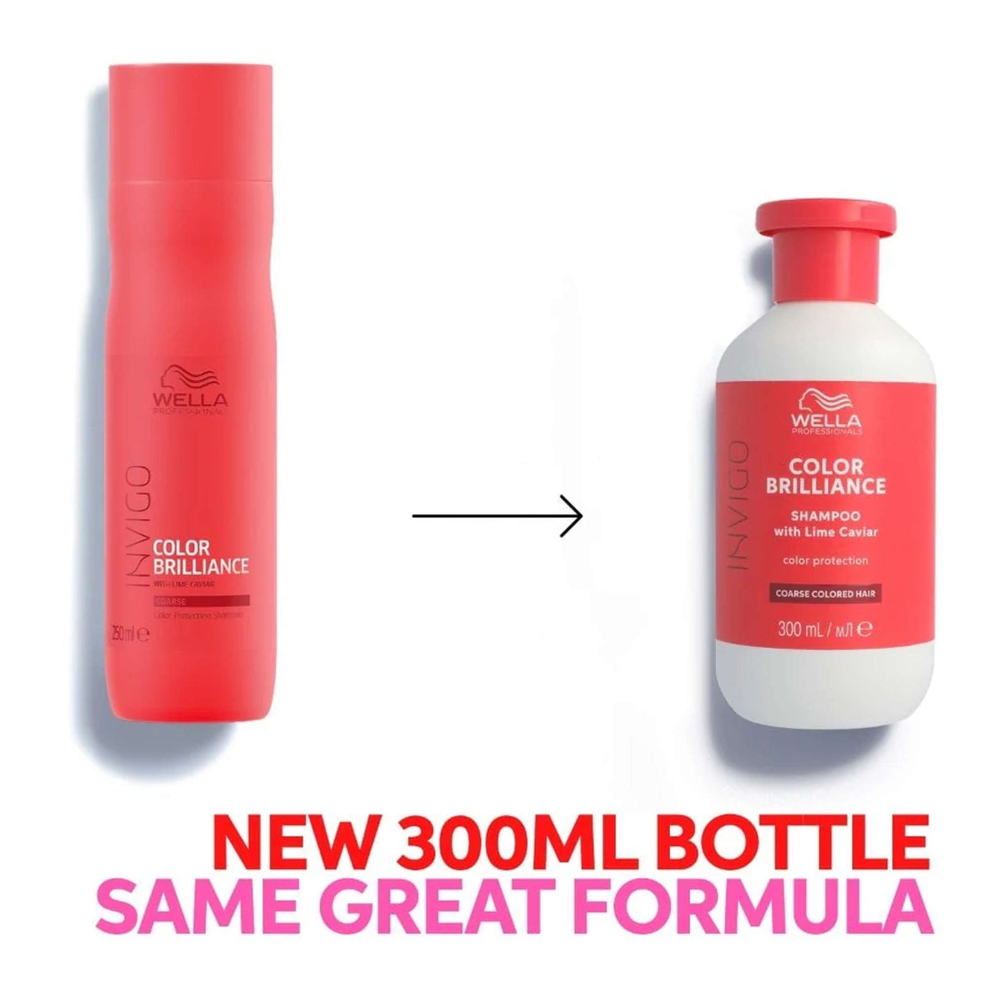 Wella Professionals Invigo Color Brilliance Shampoo 300ml - Coarse