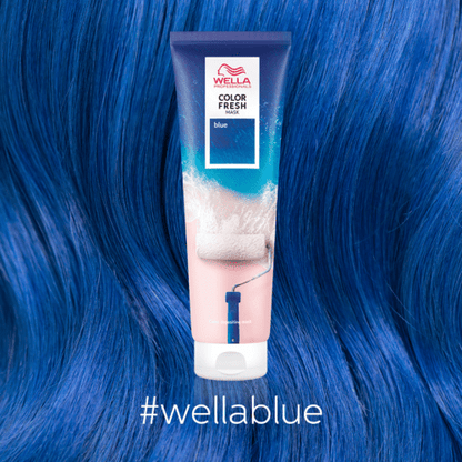 Transform Your Look with Wella Color Fresh Blue Mask (150ml)