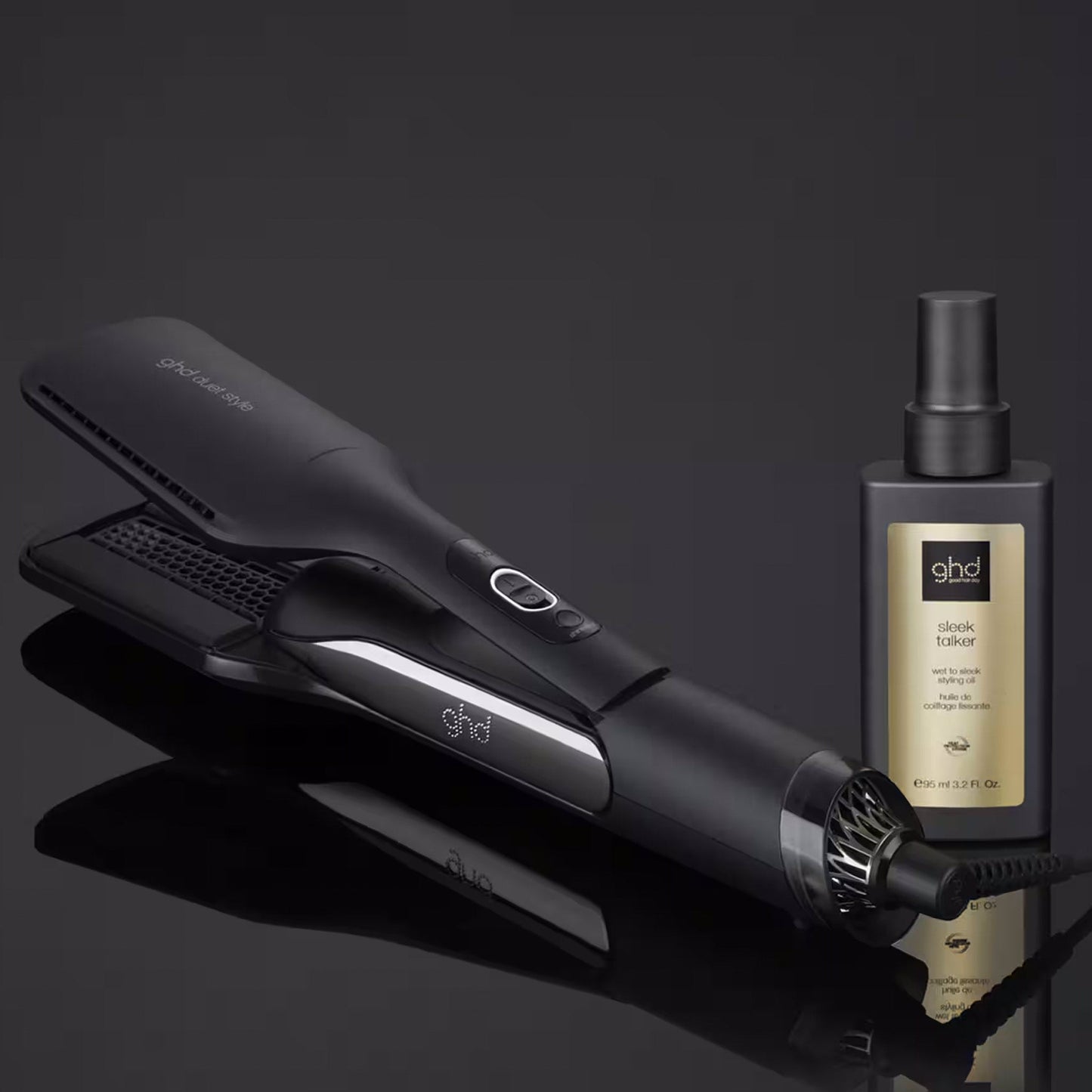 GHD Sleek Talker Wet To Sleek Styling Oil (95ml)