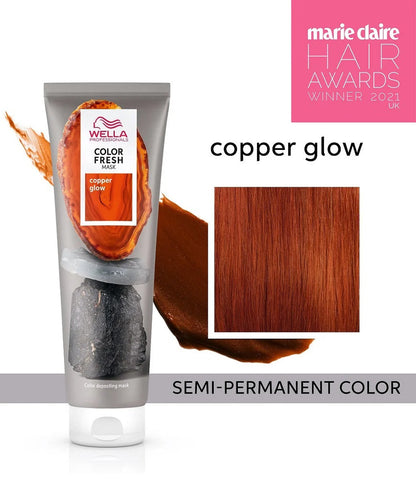 Revitalize Your Hair with Wella Color Fresh Copper Glow Mask (150ml)