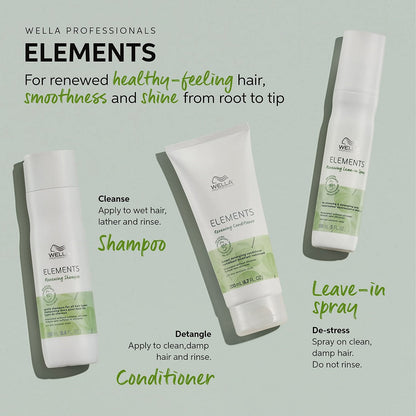 Elevate Your Haircare with Wella Elements Renewing Leave-In Conditioning Spray (150ml)