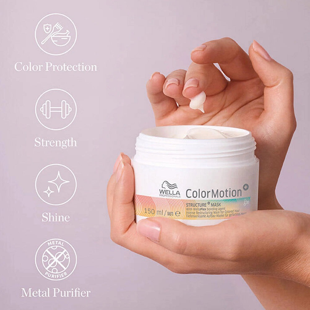 Transform Your Color-Treated Hair with Wella Color Motion Structure Mask (500ml)