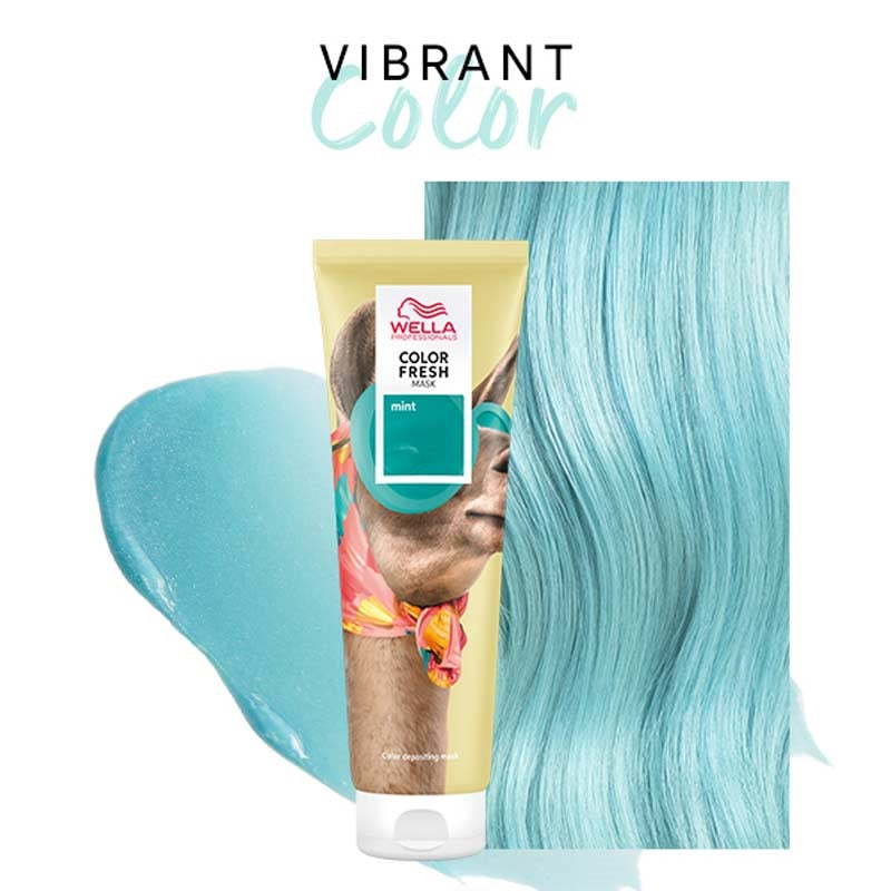 Transform Your Hair with Wella Color Fresh Mint Mask 150ml