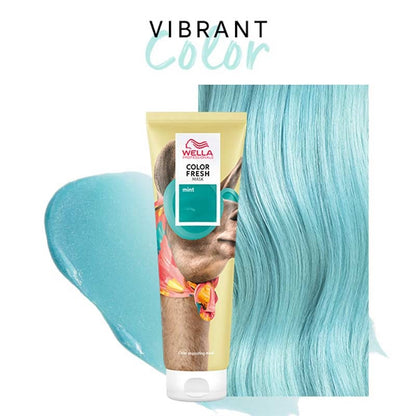Transform Your Hair with Wella Color Fresh Mint Mask 150ml