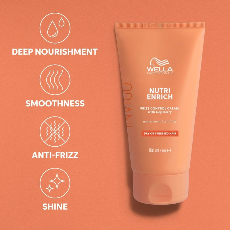 Wella Invigo Nutri Enrich Leave-In Frizz Control Cream 150ml