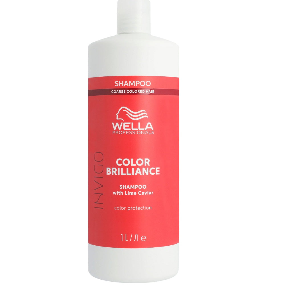Wella Invigo Color Brilliance Shampoo for Thick Hair (1000ml)