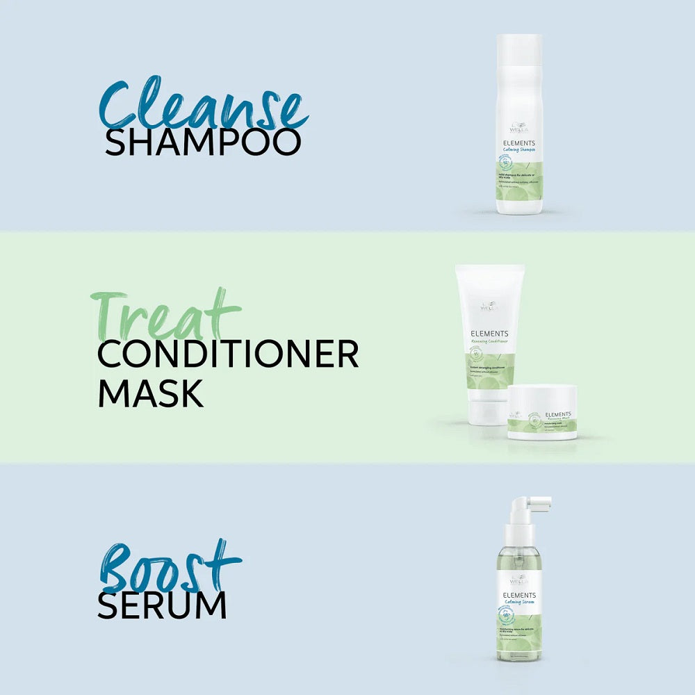 Transform Your Scalp Care with Wella Elements Calming Shampoo - 1000ml