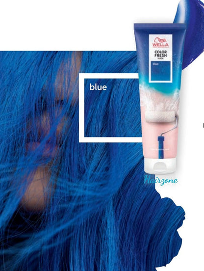 Transform Your Look with Wella Color Fresh Blue Mask (150ml)