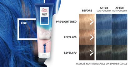 Transform Your Look with Wella Color Fresh Blue Mask (150ml)