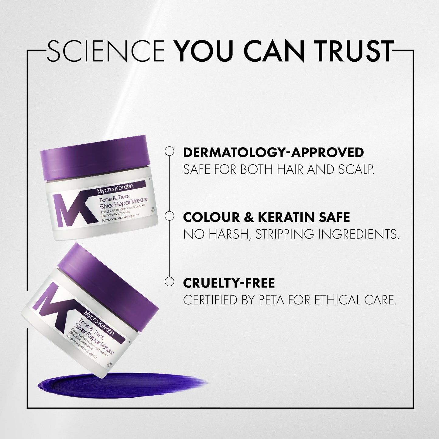 Mycro Keratin Tone & Treat Silver Masque (250ml)